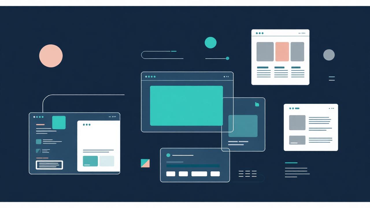 Illustration for the article "Web Design Trends 2026: What Works in the Market" – Web design