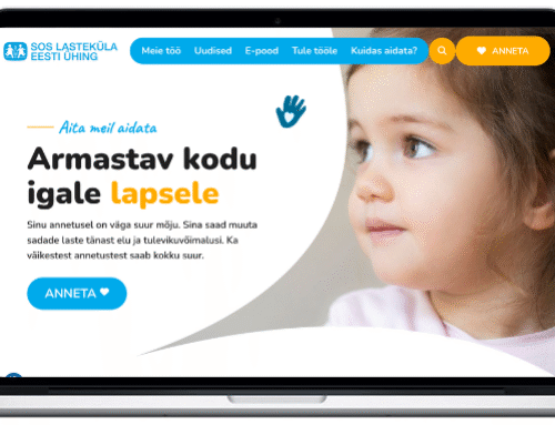 SOS Lastekülale uus koduleht – südamega tehtud projekt